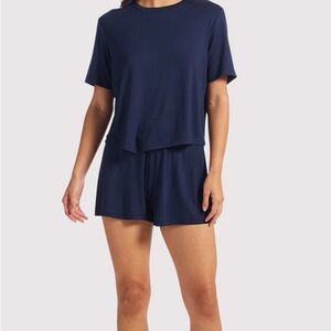 New nuuds Navy Women's Pajama Short Set